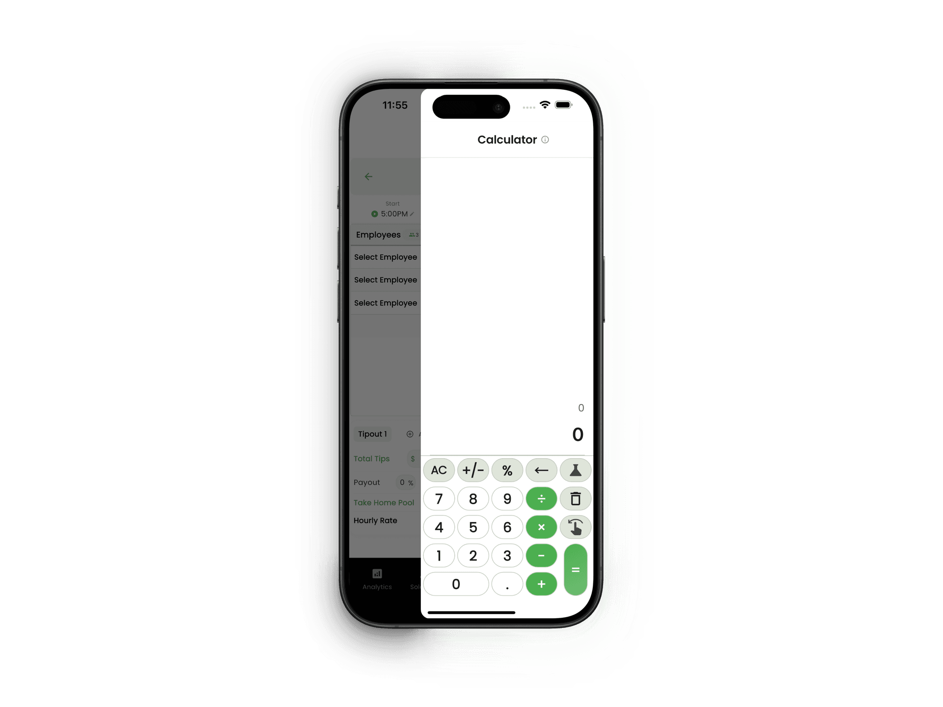 TipKeepr in-app calculator