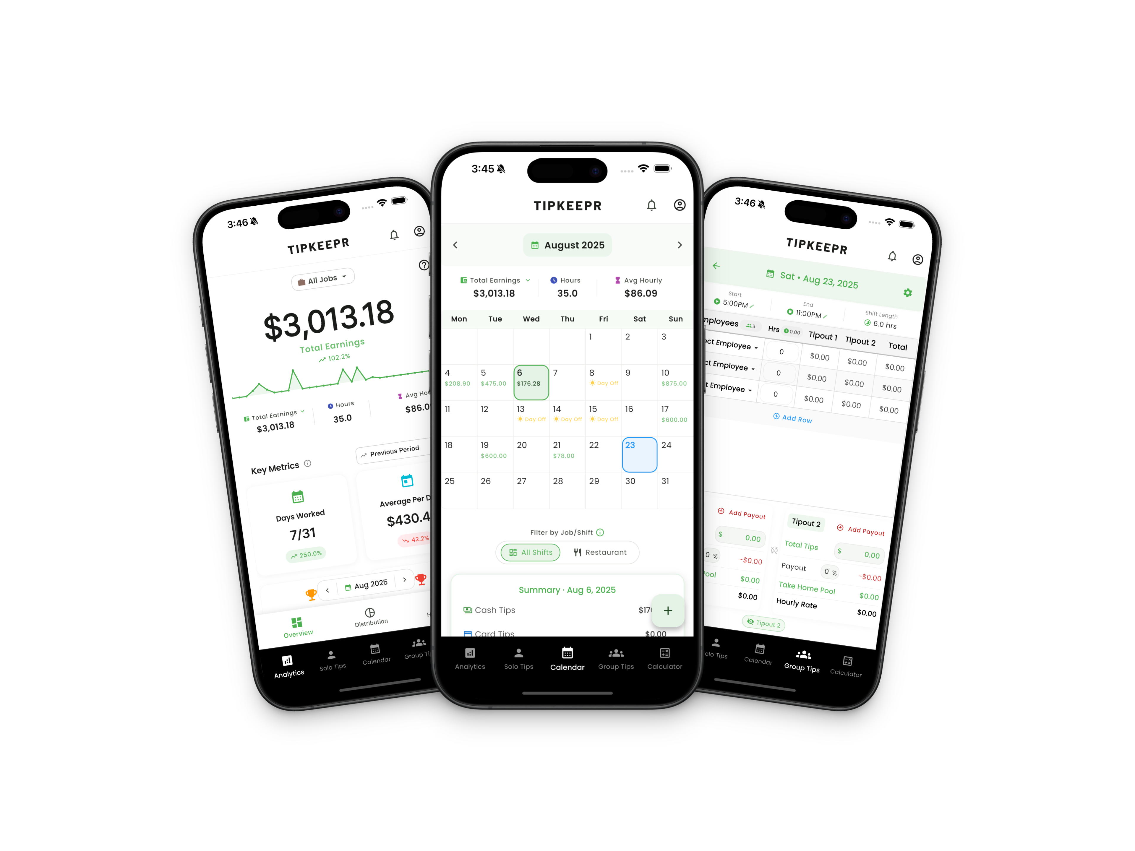 TipKeepr Mobile Features