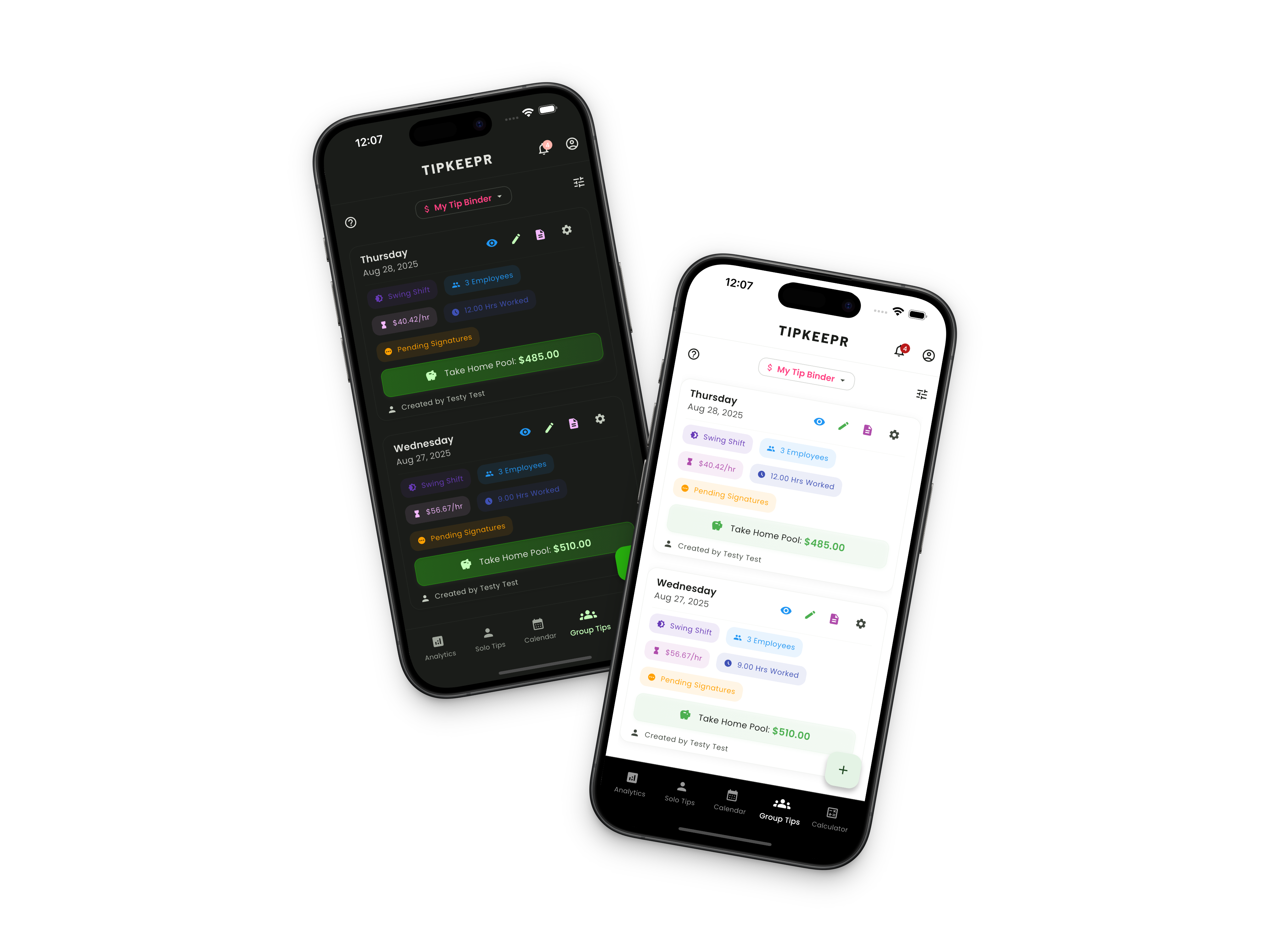 Professional Tip Distribution System